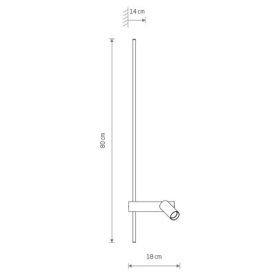 Настенный светодиодный светильник Easy Led Left 3