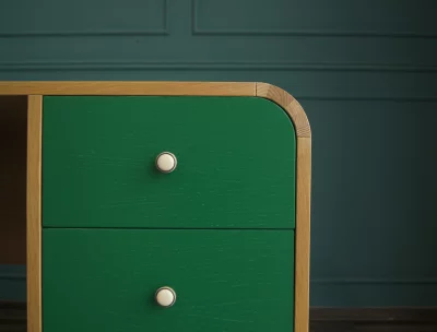 Рабочий стол Ellipse с одной тумбой 100X60X75 CM 5