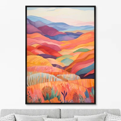 Постер на холсте Patchwork Carpet 75X105 CM 6