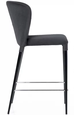 Стул полубарный Albert 44X55X99 CM антрацит 3