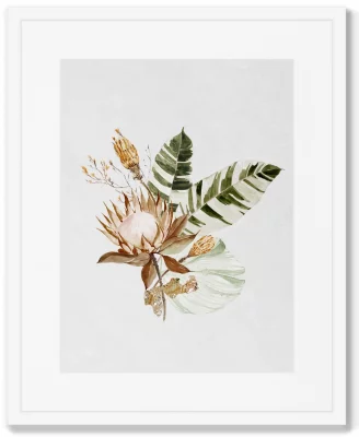 Тетраптих Floral set in pale shades No2 42X52 / 42X52 / 42X52 / 42X52 CM 4