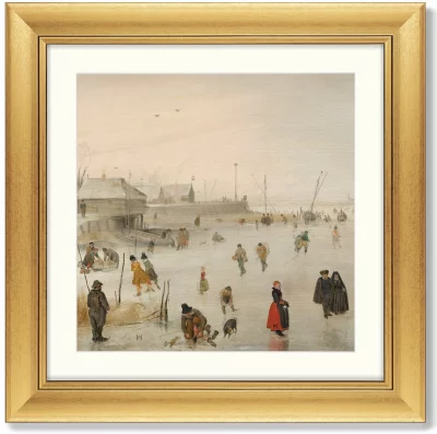 Диптих A Scene on the Ice 61X61 / 61X61 CM 3