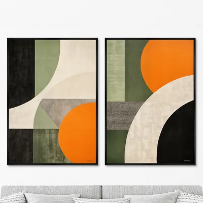 Набор из двух постеров на холсте Summer time 75X105 / 75X105 CM 8