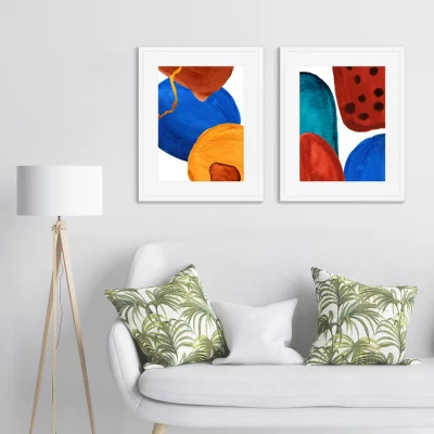 Набор из двух постеров Forms and colors 42X52 / 42X52 CM 4