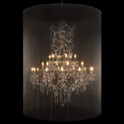 Подвесная люстра Vaille Crystal 120X120X200 CM 10
