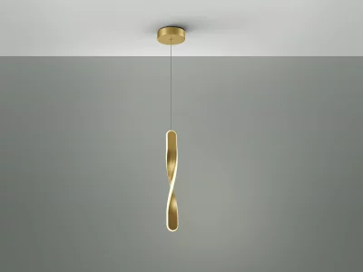 Подвесной светильник Twist 1L золотой 6