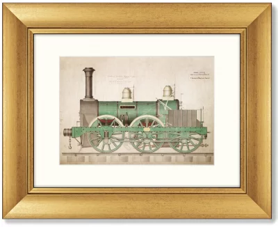 Диптих Hercules locomotive 51X41 / 51X41 CM 3
