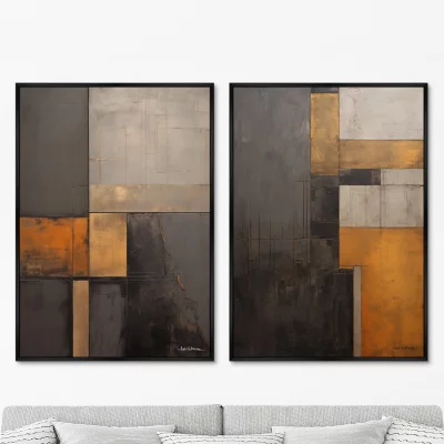 Набор из двух постеров на холсте Monolith 75X105 / 75X105 CM 8