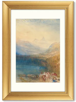 Диптих The Lake of Zug 51X71 / 51X71 CM 4