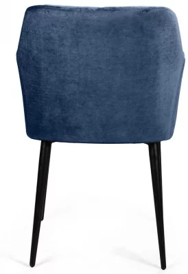 Стул с подлокотниками Robert 55X58X83 CM синий 5