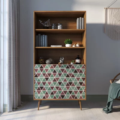 Книжный шкаф Berber 100X45X190 CM 4