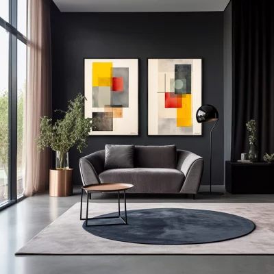 Набор из двух постеров на холсте Day and Night 75X105 / 75X105 CM 4