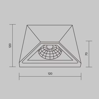 Архитектурная подсветка Бикман 12X7X7 CM 6
