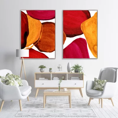 Диптих Forms and colors composition No39 75X105 / 75X105 CM 4