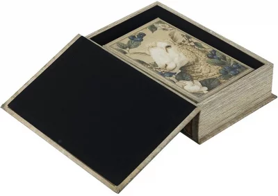 Набор из двух шкатулок в виде книг Bebinn 18X7X27 / 13X5X22 CM 6