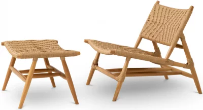 Садовое кресло с оттоманкой Laroc 68X75X79 / 68X45X44 CM 3