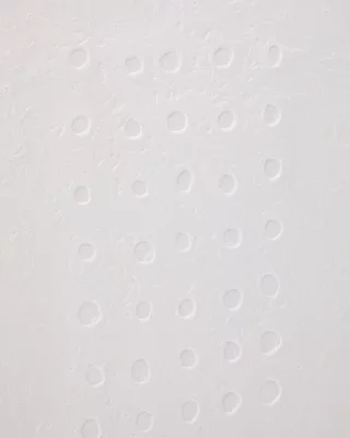 Абстрактная картина Olvin из белой переработанной бумаги с рельефами 74X6X94 CM 5
