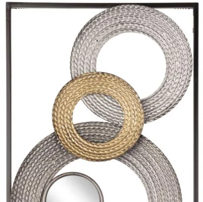 Диптих из стальных панно Ring 31X90 / 31X90 CM 3