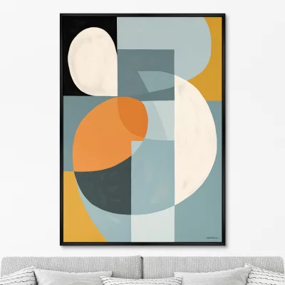 Постер на холсте Spatial form of colors 75X105 CM 6