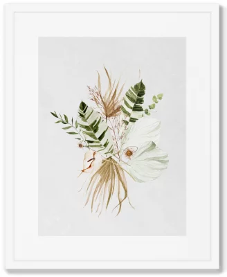 Тетраптих Floral set in pale shades No2 42X52 / 42X52 / 42X52 / 42X52 CM 5
