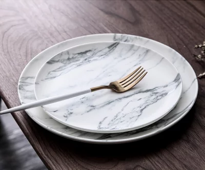 Набор из двух тарелок Marble Ø26 CM 8