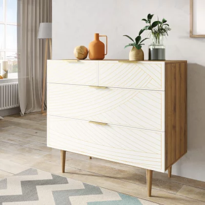 Комод Line 90X50X90 CM beige 4