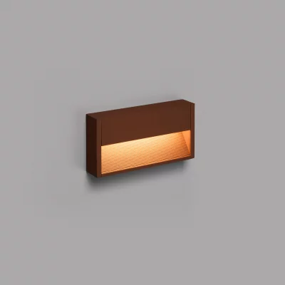 Уличное настенное светодиодное бра Grada-2 коричневый 25X12.8X4.6 CM 3