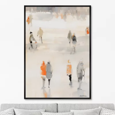 Постер на холсте Winter etude 75X105 CM 6