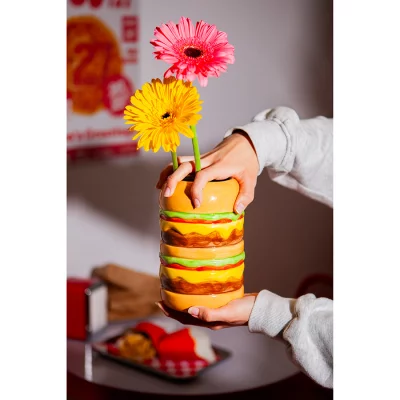 Ваза для цветов fast food, burger, 18 см 4