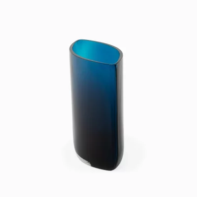 Ваза Blade Blue высота 30 4