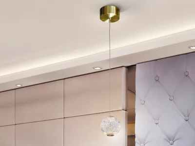 Подвесной светодиодный светильник Austral LED 1L Ø12 золото 12X11 CM 4