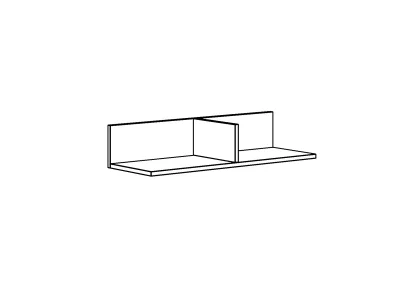 Полка малая Rili 76X27X15 CM 3