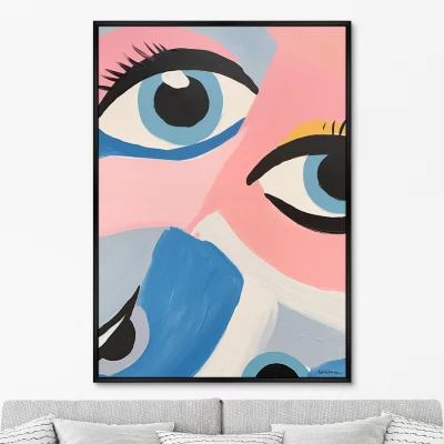 Постер на холсте Different views 75X105 CM 6