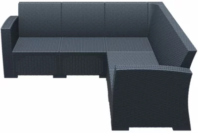 Диван пластиковый угловой Monaco Lounge Corner 207X207X79 CM 3