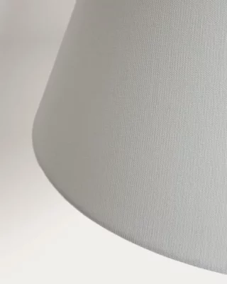 Напольный светильник Navat из металла с матовым серебристым покрытием 46X46X153 CM 5