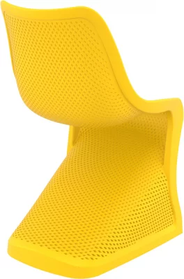Стул пластиковый Bloom 50X58X85 CM жёлтый 3