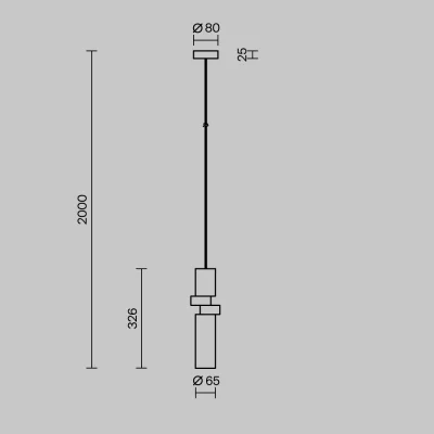 Подвесной светильник Палитра 95X2000 CM 10