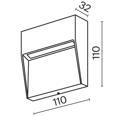 Подсветка для лестниц Грива 11X11X3.2 CM 3