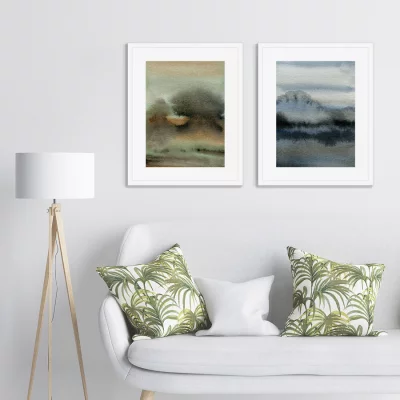 Набор из двух постеров Sea storm colors 42X52 / 42X52 CM 4