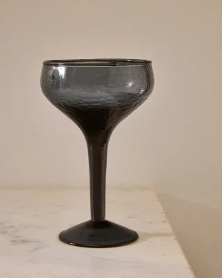 Бокал для вина из синего переработанного стекла Vinea 9.5X9.5X15 CM 3