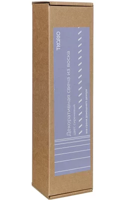Свеча декоративная Edge 5X5X26 CM цвета лаванды 9