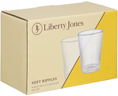 Набор из двух стаканов Soft Ripples 260 ml 9