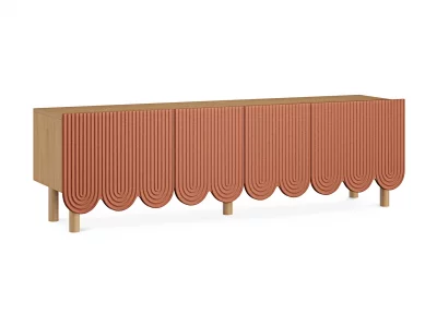 Сервант 4-х дверный Mira 189.2X47X57.5 CM 3