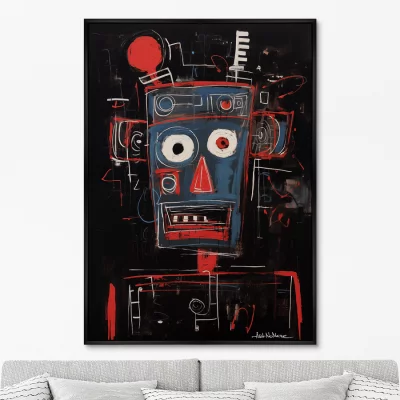 Постер на холсте Robots the joy of being 75X105 CM 6