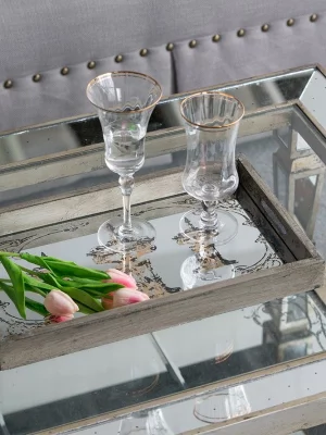 Комплект из двух декоративных подносов Konrad 43X27X5 / 40X24X5 CM 15