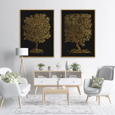 Диптих на холсте The Medieval period 75X105 / 75X105 CM 4