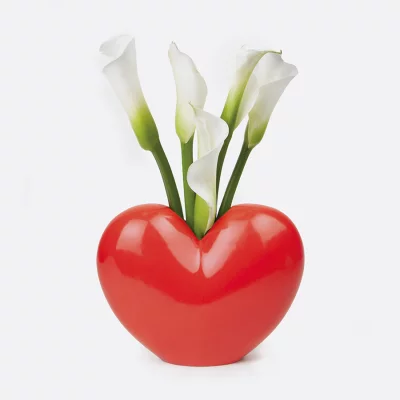 Ваза для цветов love, 15,5 см, красная 13