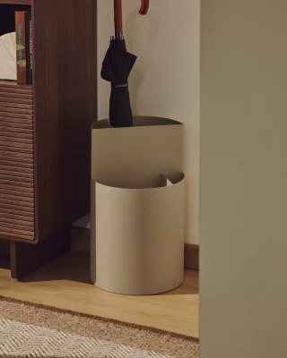 Металлическая подставка для зонтов Atin бежевая большая 30X30X50 CM 3