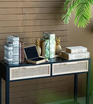 Набор из двух шкатулок в виде книг Wieland 18X7X27 / 13X5X22 CM  10