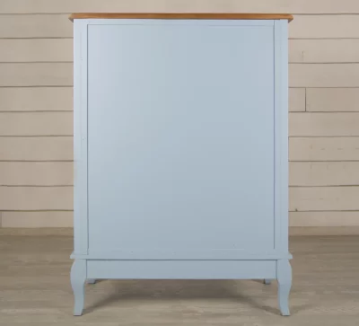 Шкаф для посуды двустворчатый Leontina Blue 80X37X106 CM 5